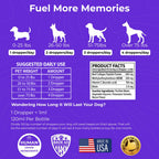 Back 40 Dogs Premium Grass-Fed Liquid Collagen for Dogs Skin and Coat, Hips and Joints | Allergy Relief with Biotin, Vitamin C and MSM for Joint, Nails & Immunity | Made in USA