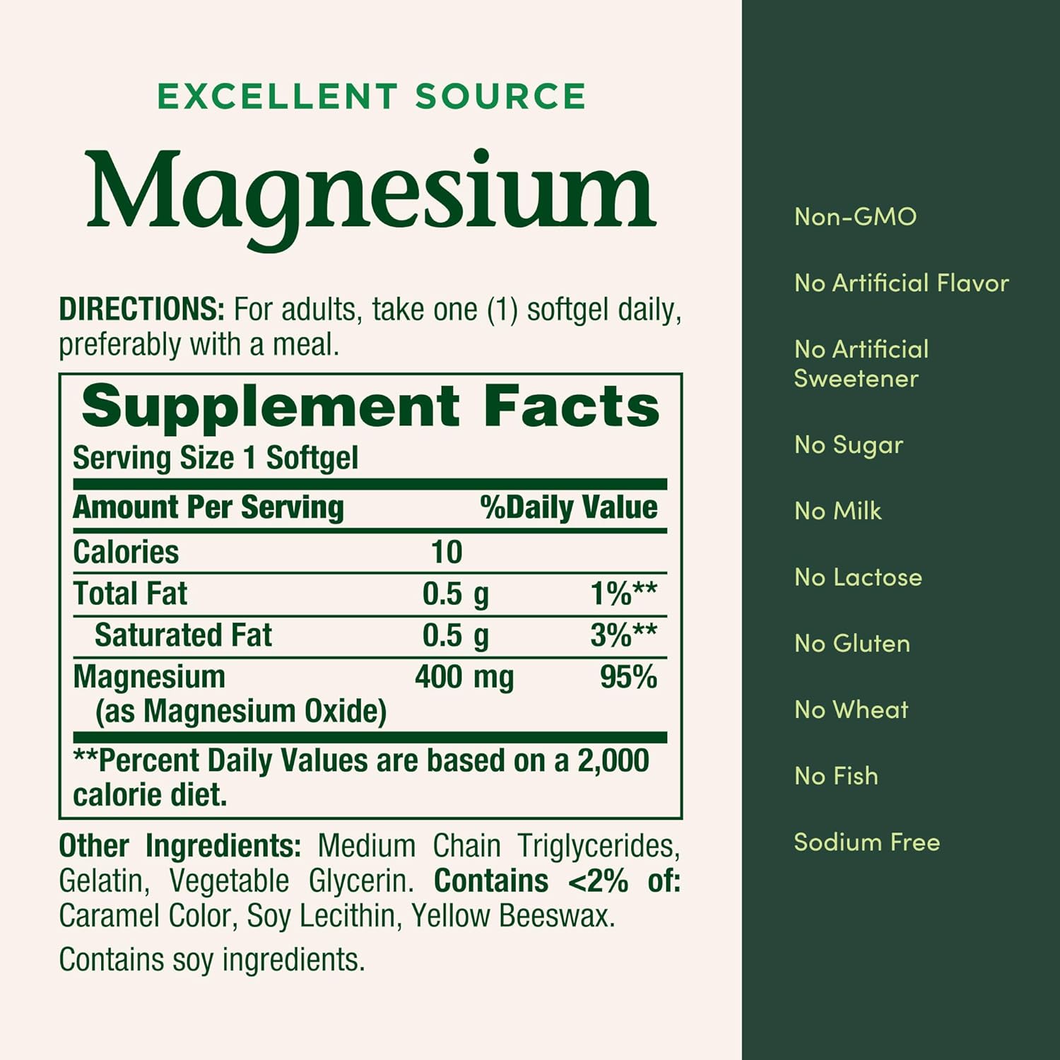 Buy now Nature's Bounty Magnesium 400 mg Softgel, Whole Body Support, Magnesium Supplements for Men and Women, Heart, Nerve & Bone Health, 75 Softgels (Pack of 1) at indiglob india