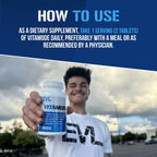 EVL Vitamode - Advanced Daily Men's Multivitamin - 60 Servings | Essential Minerals - Phytonutrient Complex - Active Mens Vitamins for Energy with Lycopene for Muscle Bone and Immune Support