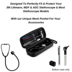 Buy now caseling Stethoscope Case For 3M Littmann Classic III, Lightweight II S.E, Cardiology IV Diagnostic, MDF Acoustica - Hard Case for Medical Tools with Pocket for Nurse Accessories - EVA Nursing Holder at indiglob india