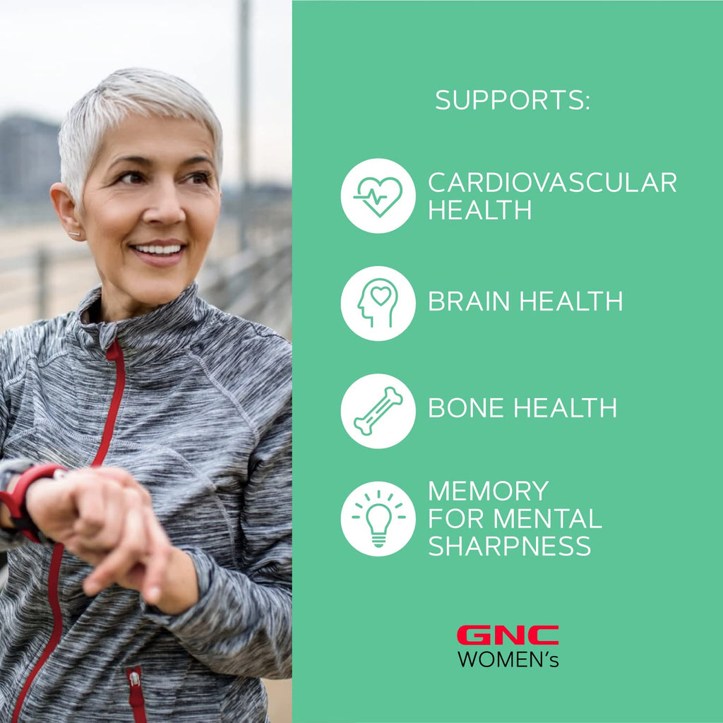 Buy now GNC Women's Ultra Mega 50 Plus Vitapak Program, 30 Packs, for Overall Womenâ€™s Health for Those Over 50 at indiglob india