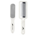 2 Pack Foot Files Callus Remover Foot Rasp Dual Sided Foot File | Stainless Steel Surface Pedicure Tools Professional Scrubber Premium for Feet Care Remove Hard Skin