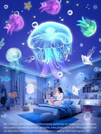 21 Sets of Films, Projector Night Light for Kids Bedroom, Ceiling, Baby Night Light Projector, Star Galaxy Projector for 1-14 Years Old Baby Girls with 360° Rotation for Christmas, Nursery, Room Decor