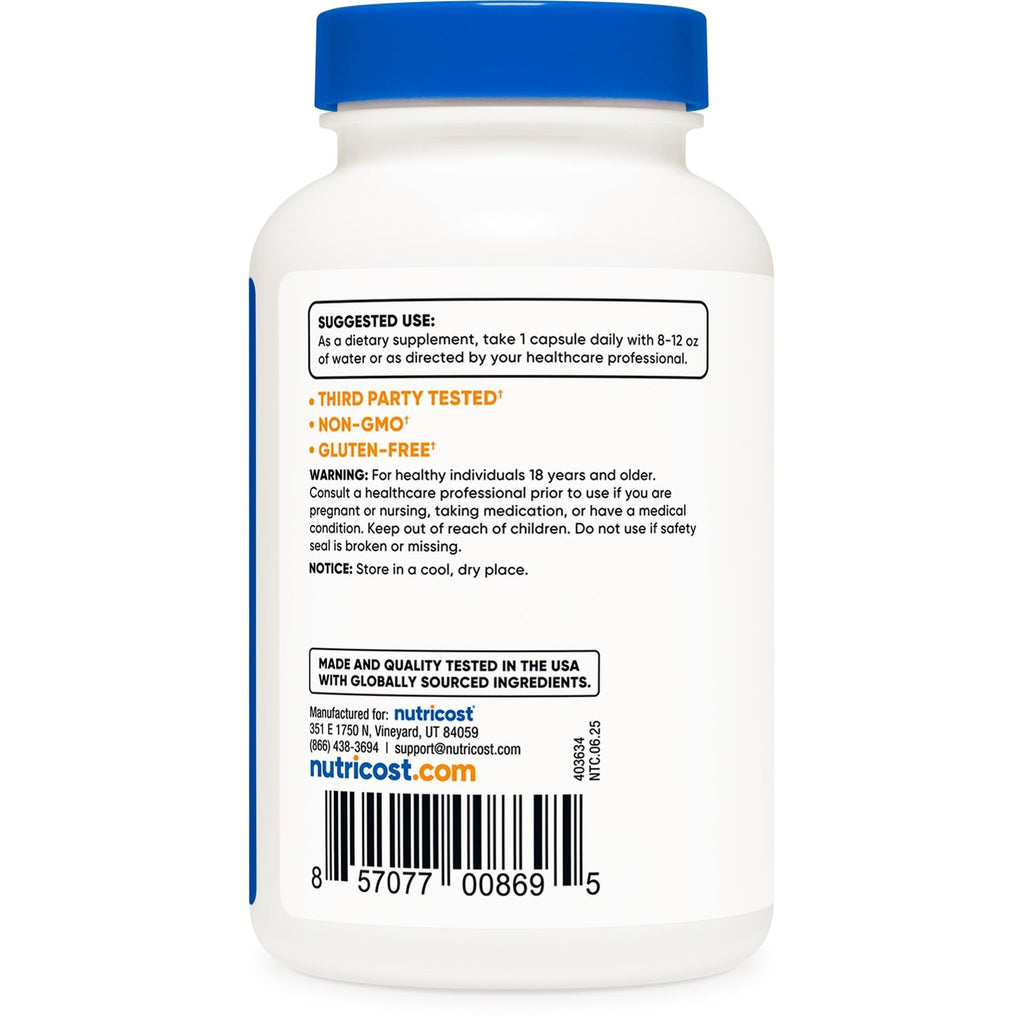 Nutricost Vitamin K2 (MK4) 240 Capsules (100mcg) - Gluten Free and Non-GMO