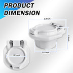 W400BWHP Free Rotating Vacuum Lock Replacement for Hayward Suction Cleaner