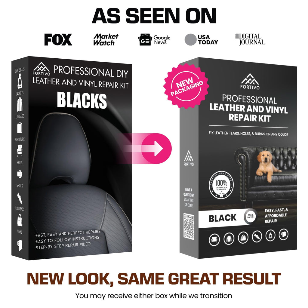 Buy now Professional Black Leather Repair Kit for Furniture, Couches, Boots, and Purses, Scratch Repair and Car Leather Restoration, All-Inclusive Vinyl Repair Kit, Quick and Easy to Use at indiglob india