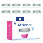 Athena Club Women's Razor Blade Refills, 5-Blade Cartridges, 8 Count | Shea Butter & Hyaluronic Acid Infused Stainless Steel Razors for Women , Great for Sensitive Skin , 8-Pack Refill