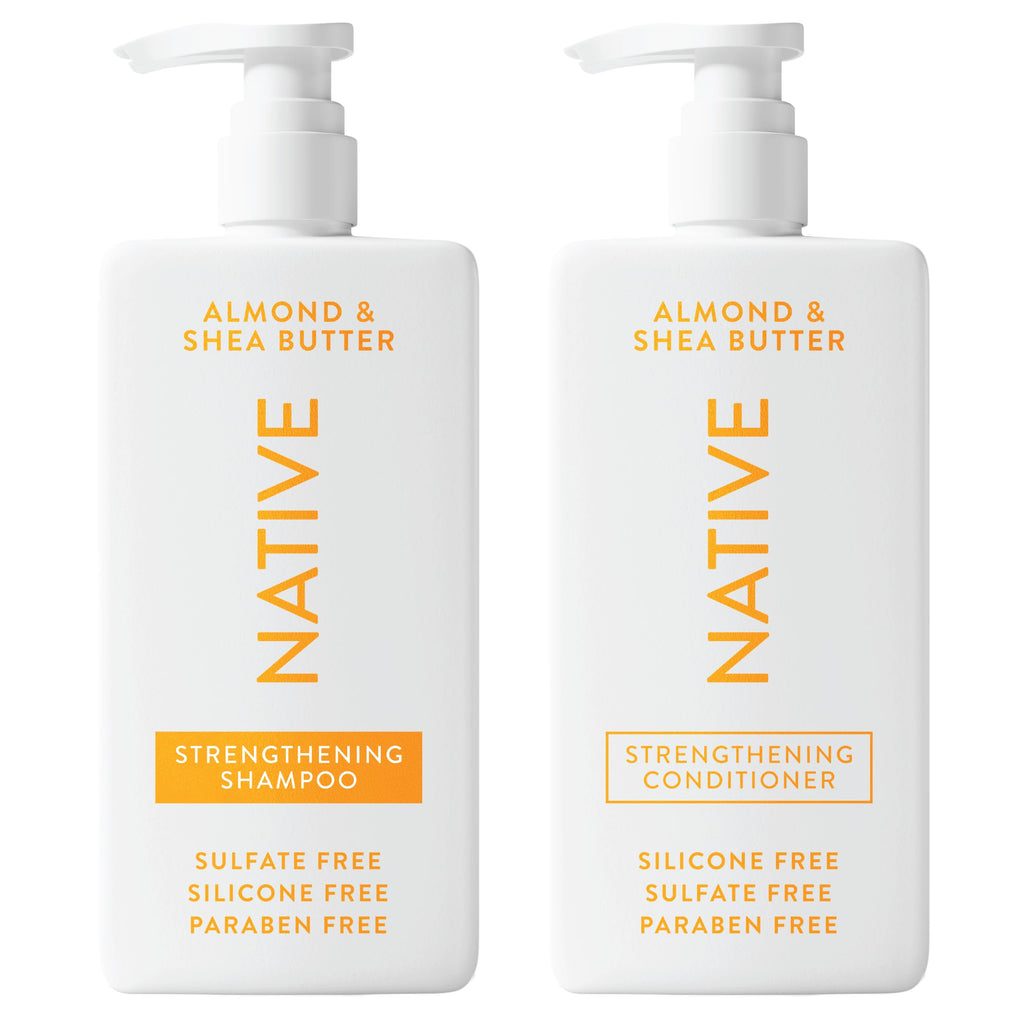 Buy now Native 2-in-1 Shampoo & Conditioner - Autumn Air & Amber - Naturally Derived Ingredients, Silicone-Free, Sulfate-Free, Paraben-Free, Strengthening Hair Care | Fall Seasonal Bundle 16.5 oz - 2 Pk Almond & Shea Butter at indiglob india