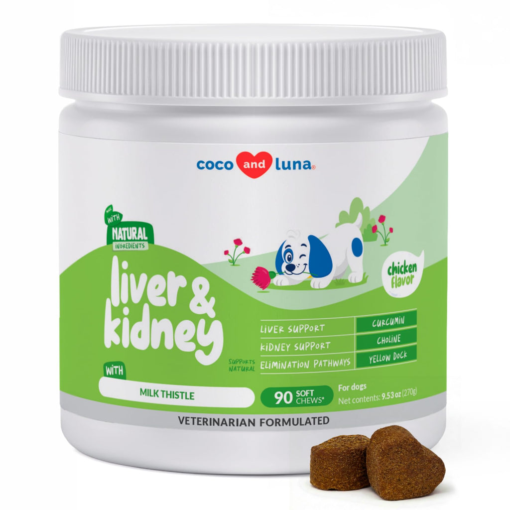 Milk Thistle for Dogs 120 Tablets - Liver, Kidney & Detox Support | Silymarin with Choline & L-Arginine. Supports liver detox, kidney function & hepatic health with EPA & DHA.