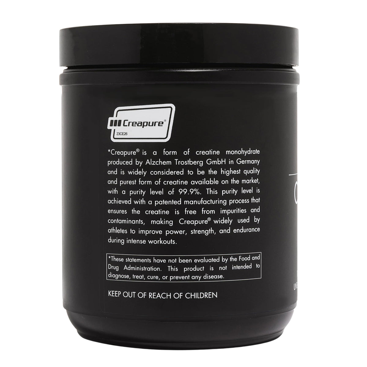 CLEAN Creatine - 100% Creapure® Creatine Monohydrate Powder for Muscle Health, Performance and Cognitive Support | 3rd Party Certified by NSF | 90 Servings | Unflavored | Vegan, Keto, and Gluten-Free