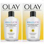 Olay Complete Lotion Moisturizer with Sunscreen SPF 15 Normal, 6.0 Fluid Ounce, 3 Count