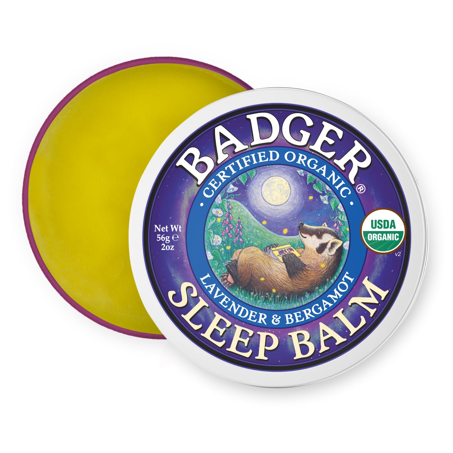 Buy now Badger - Natural Sleep Balm, Lavender & Bergamot, Relaxing and Calming Balm for Children and Adults, 2 oz 2 Ounce (Pack of 1) at indiglob india
