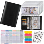 Buy now NICOOTHBudget Binder Cash Envelopes A6 Money Saving Binder with Zipper envelopes (Purple) at indiglob india