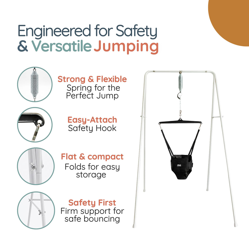 Jolly Jumper Classic with Stand - Black