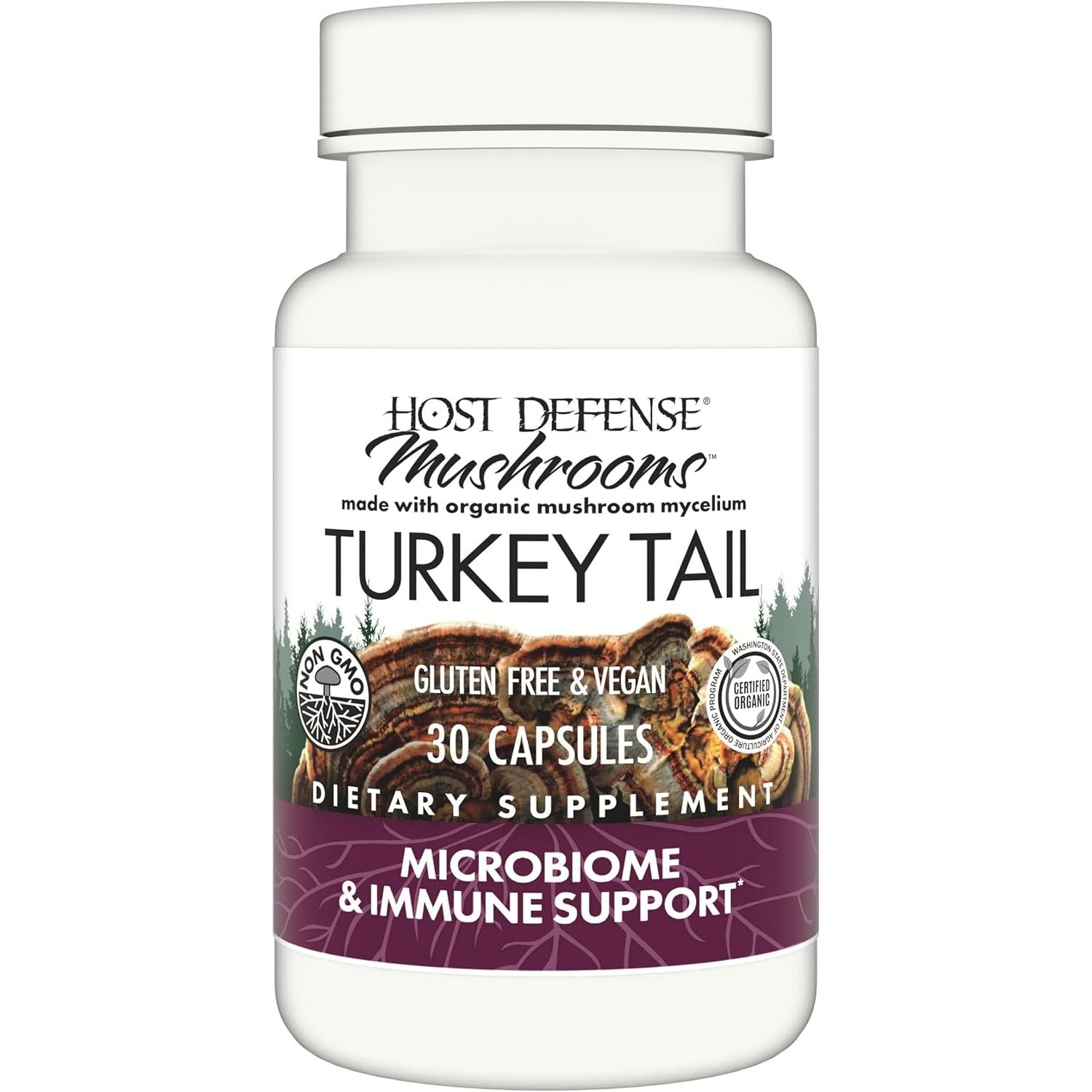 Buy now Host Defense Turkey Tail Capsules - Digestive Health & Immune Response Support Supplement - Mushroom Supplement for Gastrointestinal & Gut Microbiome Support - 60 Capsules (30 Servings)* 30 Count (Pack of 1) at indiglob india