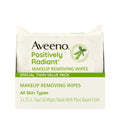Buy now Aveeno Positively Radiant Alcohol Free Makeup Removing Face Wipes, Ultra Soft, Gentle, Non-Comedogenic Facial Cleansing Towelettes Leave Skin Feeling Clean & Soft, Sulfate Free, 25 ct soy 50 Count (Pack of 1) at indiglob india