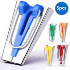 5 Sizes Bias Tape Maker for Sewing Quilting, Upgraded Quilt Binding Tool
