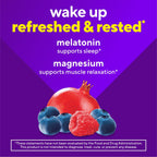 Vitafusion Melatonin Gummies | 5mg | 90 Count | Gummy with Magnesium for Adults | Berry Flavor | Gluten and Dairy-Free Supplement