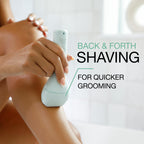 Panasonic Electric Bikini Trimmer, Waterproof Full-Body Cordless Electric Razors for Women Legs with Bikini Attachments, 3 Hypoallergenic Blades, for Travel, Shower, and Everyday Use - ES-AWL6AG