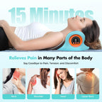 Smedz Neck Massager 2026, Cordless Shiatsu Massager with Heat & 360° Remote