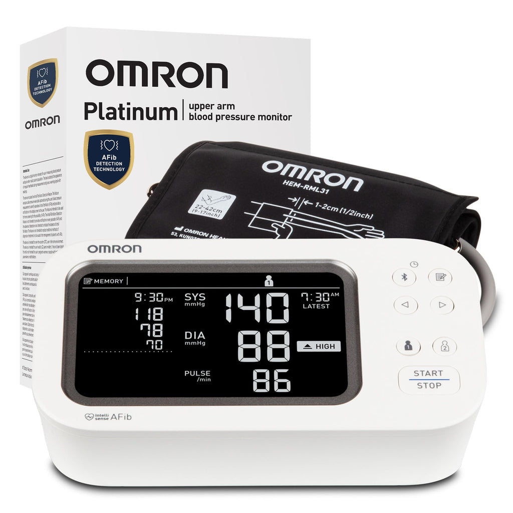 OMRON Platinum Blood Pressure Monitor & Upper Arm Blood Pressure Cuff