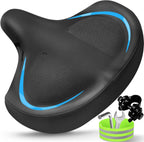 Buy now Bicycle Seat, Bike Seat for Women Men Extra Comfort Wide, Oversized Comfortable Seats Saddle for Peloton Bikes, Fit for Exercise Bikes, Electric Bikes, Mountain Bikes, Cruiser Bikes at indiglob india