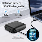 Buy now Norwii Bluetooth Voice Amplifier, Power Amplifiers, Portable Mini Wired Microphone Headset for Teacher Classroom & Outdoor Lectures, Teaching, Tour Guides, USB-C Rechargeable - 2000mAh, Black at indiglob india