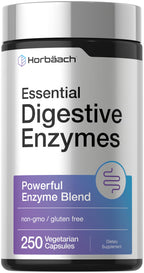 Horbäach Essential Digestive Enzymes | 250 Capsules