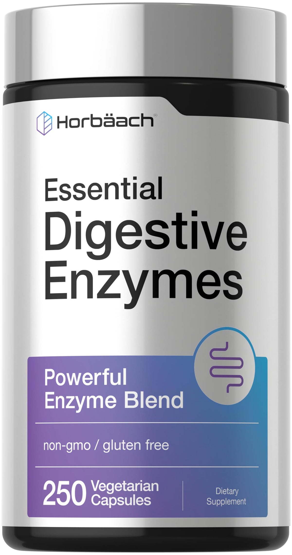 Horbäach Essential Digestive Enzymes | 250 Capsules