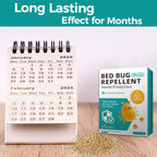 8 Pack Bed Bug Repellent, Natural Citronella & Lemongrass Plant-Based Formula, Deter Bed Bugs Eggs, Lasting Protection 2 Months for Mattress Furniture Luggage, Non-Toxic Family Safe