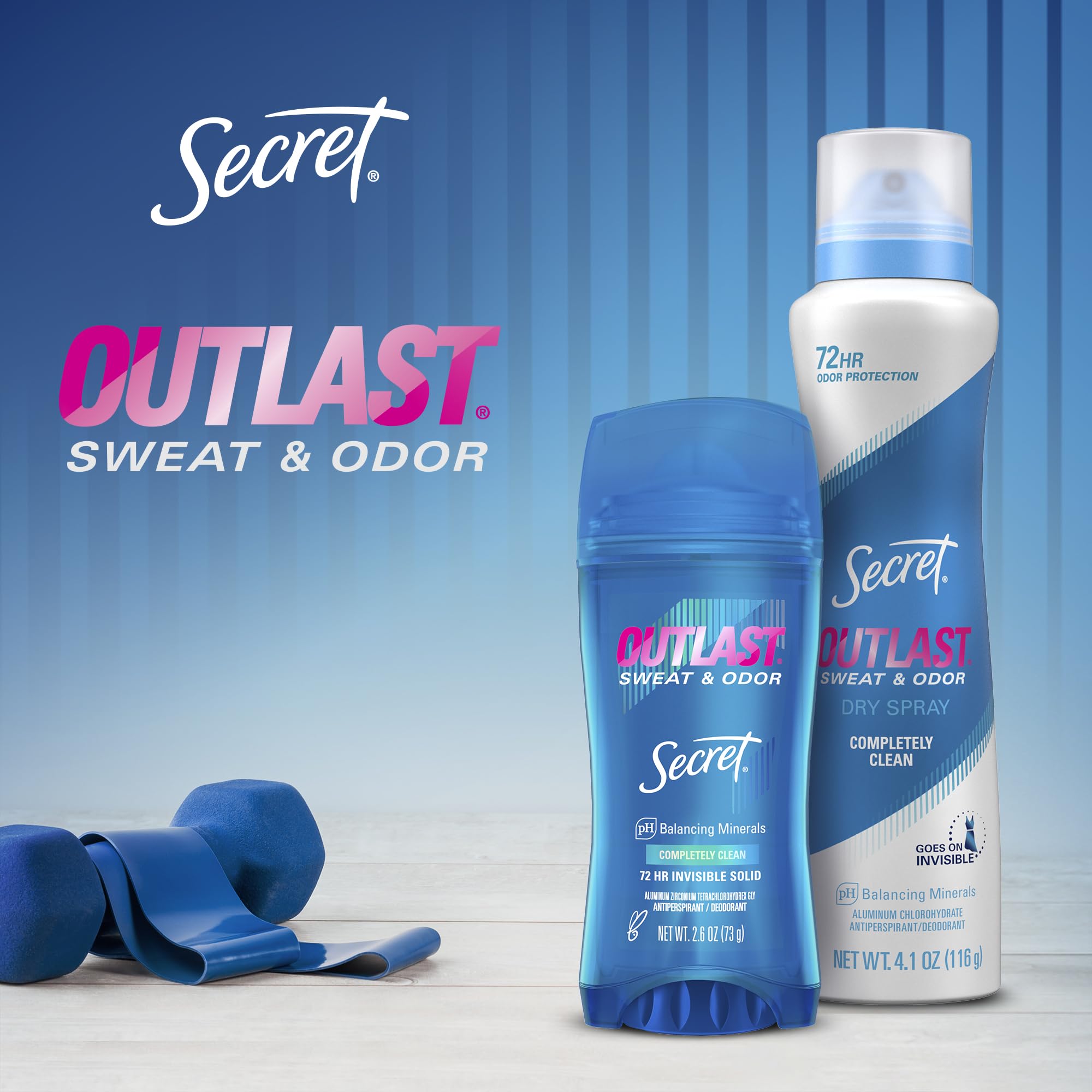 Buy now Secret Antiperspirant Deodorant for Women, Protecting Powder Scent, Clear Gel, Outlast Xtend, 2.6 Oz (Pack of 6) at indiglob india