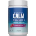 Natural Vitality Calm Magnesium Gummies | 330mg Per Serving | Raspberry Lemon Flavored Supplement | Gluten-Free & Vegan | 240 Count