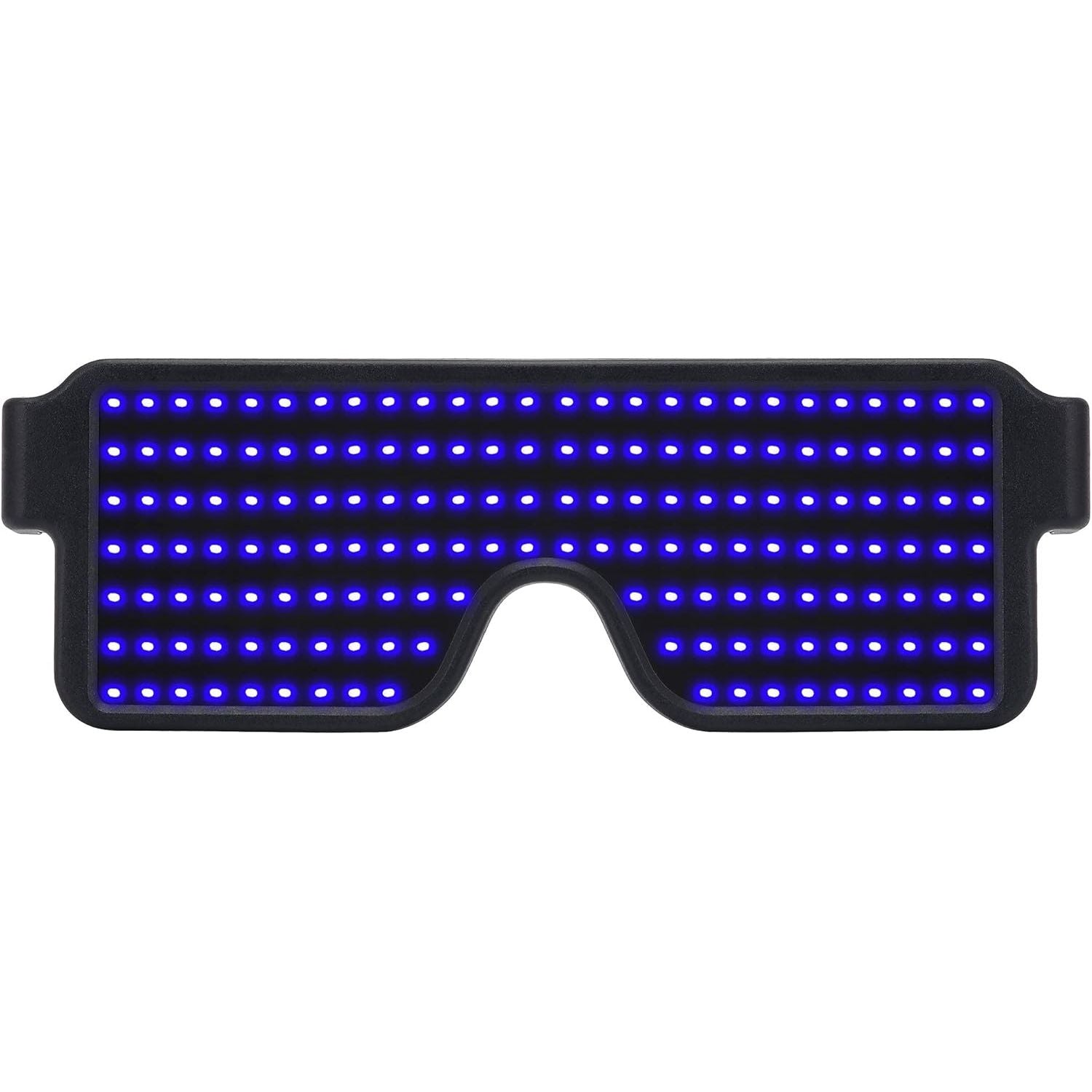 Buy now WOWSUN LED Glasses Light Up Dynamic Party Favor Glasses Festival Christmas USB Rechargeable LED Rave Glowing Flashing Glasses Blue at indiglob india