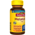Buy now Nature Made Melatonin 3mg Sleep Aids for Adults, 100% Drug Free Sleep Aid, Sleep Supplements, 120 Tablets, 120 Day Supply at indiglob india