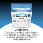 MYOXCIENCE Micronized Creavitalis Creatine | The World’s Purest Micronized Form of Creatine Monohydrate | Supports Muscle Performance, Lean Body Mass, & Cognition | 75 Servings