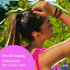 Buy now GOODY Total Texture Detangling Handle Comb, Wide Spaced Teeth Preserve Curl Definition, Pain-Free Hair Accessories for Women & Girls, Durable for Everyday and Professional Use, Black at indiglob india