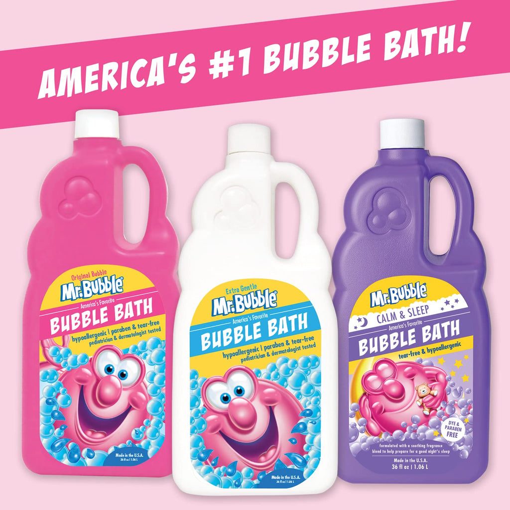 Buy now Mr. Bubble Extra Gentle Bubble Bath - Hypoallergenic, Tear Free Bubble Bath Solution Perfect for Sensitive Skin (Pack of 2 Bottles, 16 fl oz Each) at indiglob india