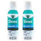 Buy now VICKS Sinex Saline Extra Strength Nasal Spray, 3X Concentrated* Drug Free Ultra Fine Mist, Instantly Clears Mucus, Ultra Concentrated to Clear Congestion Fast, Safe For Daily Use, 5 OZ x 2 at indiglob india