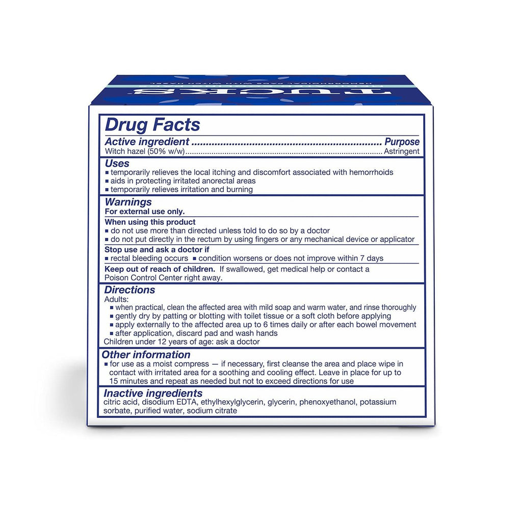 Buy now TUCKS Medicated Cooling Pads, 100 Count â€“ Pads with Witch Hazel, Cleanses Sensitive Areas, Protects from Irritation, Hemorrhoid Treatment, Medicated Pads Used By Hospitals at indiglob india