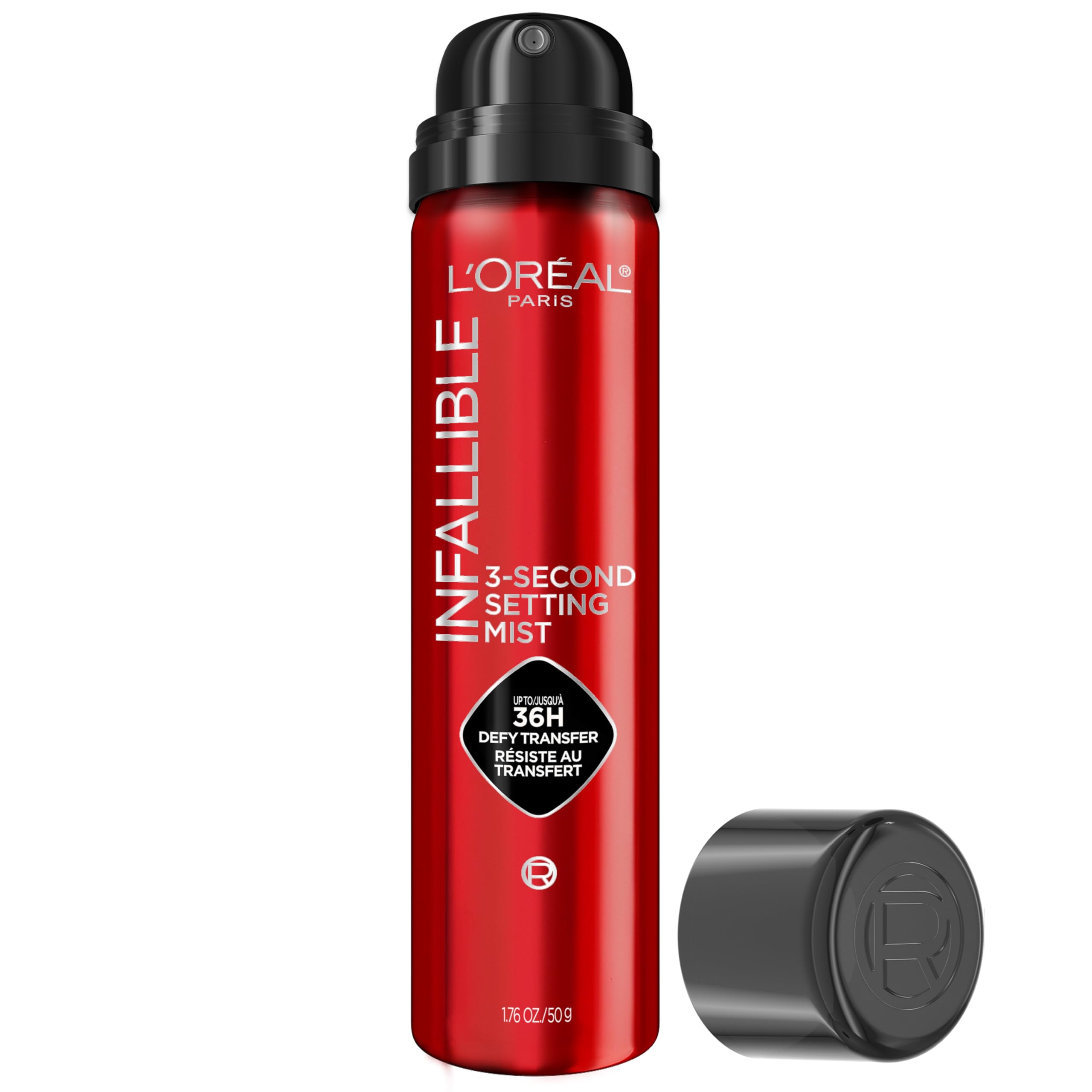 Buy now L'Oreal Paris Infallible 3-Second Setting Spray Mist, Microfine Mist for up to 36HR Wear, Clear, 1.76 oz at indiglob india