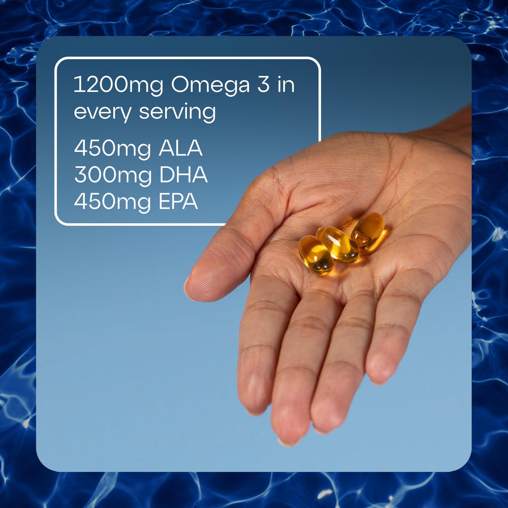 TheraTears Omega 3 Supplement for Eye Care, 180ct | 1200mg Fish Oil and Organic Flaxseed Oil with Vitamin E, Eye Nutrition, Promotes Healthy Tears & Eye Comfort