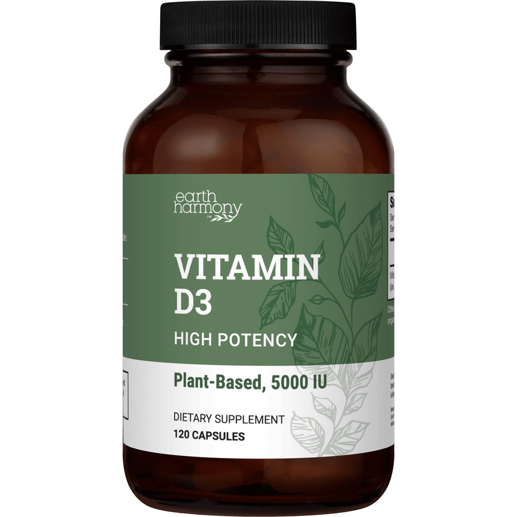 Vegan Vitamin D3 5000 iu Supplement, Supplements for Immune Health & Bones