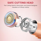 Flawless Facial Hair Removal for Women, Portable Painless Hair Remover Device, Rechargeable, with 4 Replacement Heads, for Face, Upper Lip and Chin