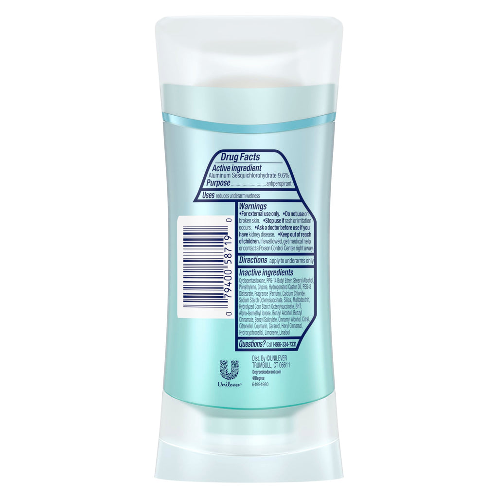 Degree UltraClear Antiperspirant Deodorant Black+White Anti White Marks and Yellow Stains Deodorant for Women 2.6 oz
