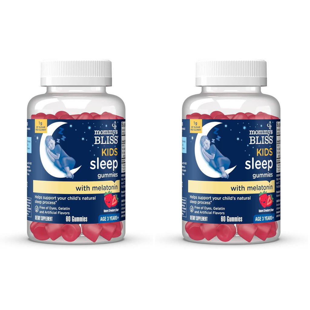 Mommy's Bliss Kids Sleep Support Melatonin Gummies, Strawberry Flavor 60ct