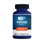 Focus Select AREDS2-Based Eye Vitamin Supplement with Low-Zinc, 120 Count | Lutein and zeaxanthin vision supplement for macular support, doctor-developed, safe for smokers, made in USA, 60-day supply