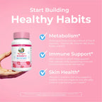 MaryRuth Organics Women's Immune Support Multivitamin Gummies | Ages 14+ | Skin Health | Gummy Vitamins for Women | Sugar-Free | Vegan | Non-GMO | 60 Count | Sugar Free, Vegan, 60 Count