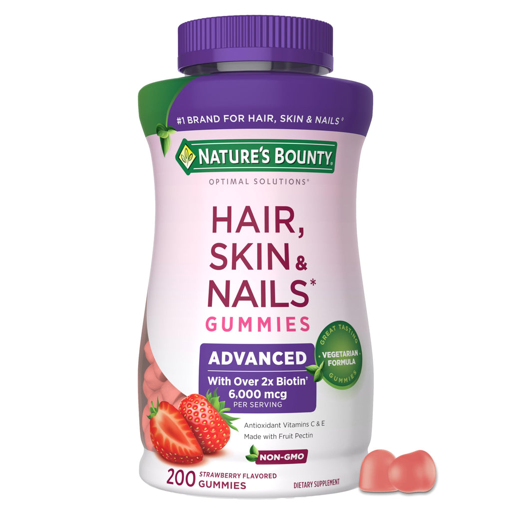 Nature's Bounty Optimal Solutions Advanced Hair, Skin & Nail Pectin Gummies