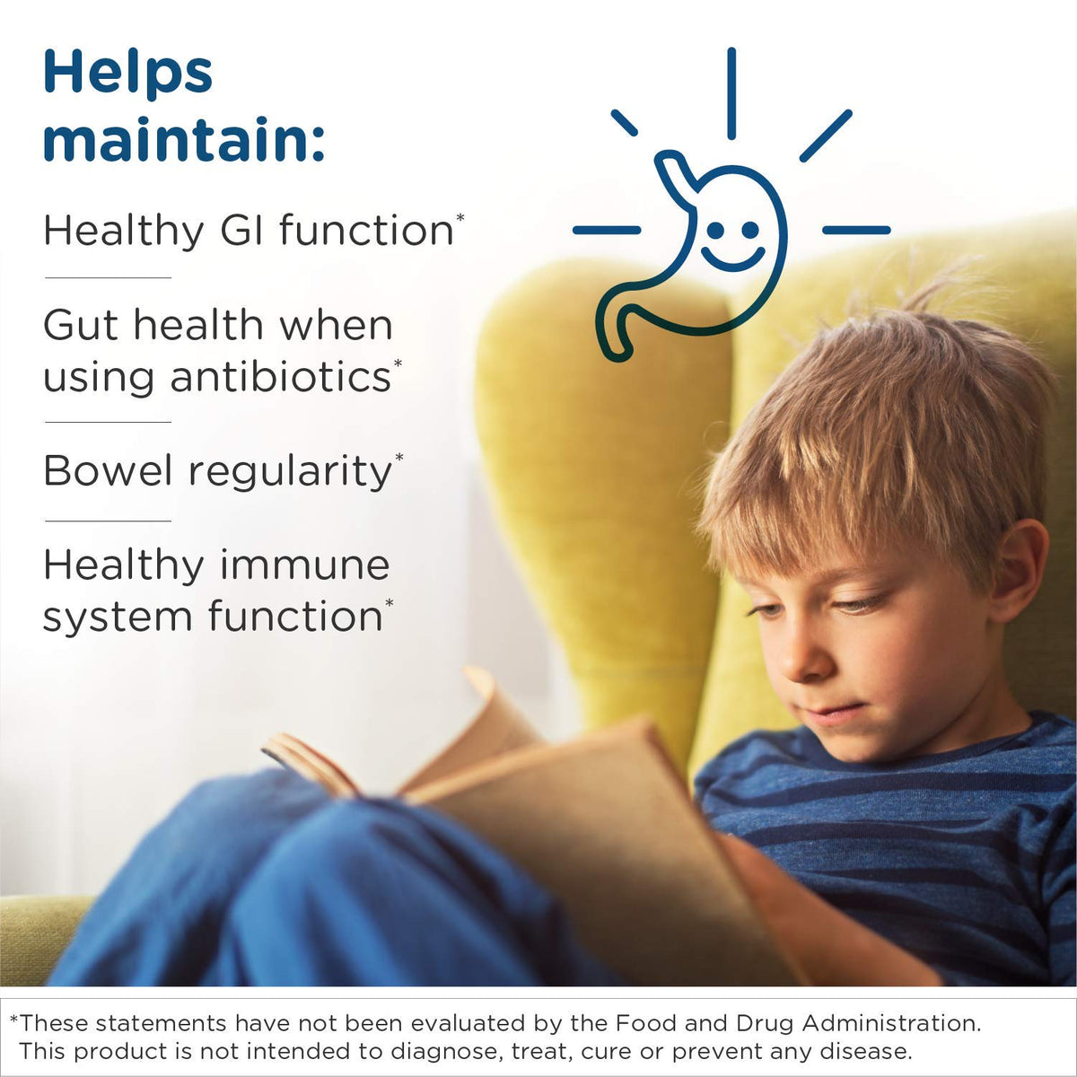 Designs for Health ProbioMed Kids Chewable Probiotic - 10b CFU Gut & Immune Support for Children - Lactobacillus, Bifidobacterium + Saccharomyces boulardii - Delicious Berry Flavor (30 Tablets)