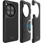 Buy now TUDIA MergeGrip Magsafe Compatible Phone Case for OnePlus 12 5G 2024 - Military Grade, Drop Tested, Dual Layer, Shockproof, Anti-Slip, Heavy Duty & Protector Cover Protective Phone Case - Matte Black at indiglob india